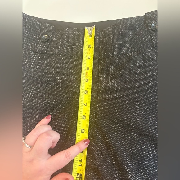 The‎ Limited Pants Women 6 Black Tweeted Wide Leg Careerwear Office Casual 0366 - Picture 6 of 8